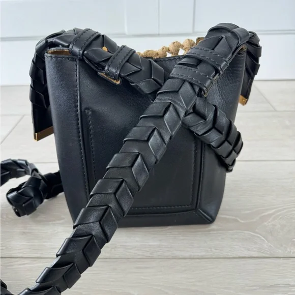 STELLA MCCARTNEY
Braided Raffia and Leather Small Hobo Bag - Picture 2 of 6